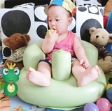 宝宝充气沙发婴儿加厚多功能学坐椅餐椅便携式安全靠背浴凳座椅垫