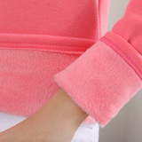 2015秋冬季 纯棉学生长袖女T恤圆领加绒加厚修身保暖套头打底衫