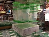 宜家IKEA代购 普塔 塑料透明食品盒 多规格饭盒 保鲜盒套装17件
