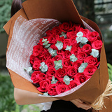 33朵红玫瑰花生日速递同城成都新都龙泉郫县双流德阳鲜花店配送