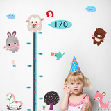 儿童卡通装饰墙贴宝宝身高尺贴测量身高贴纸贴画墙壁贴纸可移除