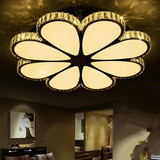 led吸顶灯具客厅大气水晶灯圆花形餐厅灯创意个性灯饰卧室灯温馨