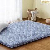 榻榻米加厚单双人床褥垫被透气可折叠竹炭日式床垫1.5米