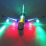 空中巴士A380儿童电动玩具飞机模型声光 拼装组装 闪光客机超大号