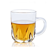 特价透明玻璃杯水杯茶杯耐热创意咖啡杯牛奶杯带把杯子啤酒杯