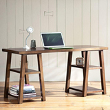 现代简约实木书桌宜家环保写字台办公桌子笔记本台式电脑桌定做