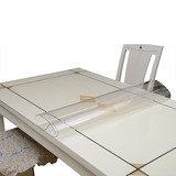 餐桌布防水油pvc软质玻璃塑料台布桌垫免洗茶几垫透明磨砂水晶板