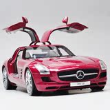 热卖威利1:18奔驰SLS汽车模型 仿真合金车模 精品收藏型车模