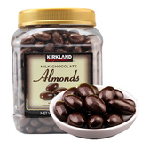 美国进口巧克力豆柯可蓝Kirkland巴旦木杏仁巧克力豆1.36Kg包邮
