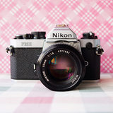 Nikon尼康FM2+AI 50 1.4 钛帘版 全金属胶片单反套机 机械相机