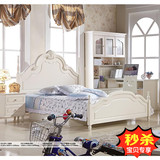 韩式家具儿童床 男孩女孩小童床白色单人床公主高箱床王子床特价