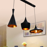 美式乡村铁艺吊灯北欧简约铝材餐厅创意组合吊灯工业风格吊灯灯具