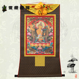 雪藏藏驿文殊菩萨唐卡画像西藏唐卡装饰画藏式挂画藏传佛教壁画
