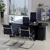 广州办公家具老板桌简约现代主管桌经理桌大班台2米办公桌椅组合