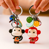 韩版钥匙圈女生包包挂件卡通 创意 生日礼品 可爱猴子钥匙扣女