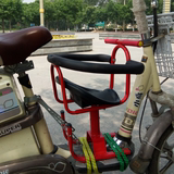 hu踏板摩托车前置软垫座椅 电动车儿童椅子 高脚安全宝宝椅