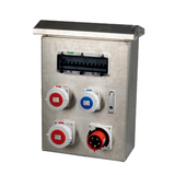 不锈钢材质工业插座箱 可定制201/304材质不锈钢检修电源插座箱