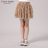 T100 KIDS童装女童半身裙子儿童公主纱裙中大童短裙E3334803