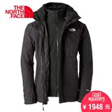 THE NORTH FACE/北面 男款软壳三合一冲锋衣 A7YW