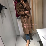 【意大利留学生代购】Maxmara剪标店100%双面羊毛长款浴袍大衣