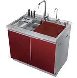 普锦集成水槽F2 不锈钢双槽 304加厚专业厨房水槽A级优质钢板