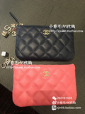 香港代购 Chanel香奈儿 16春夏 赌场系列吊坠 羊皮菱格 零钱包