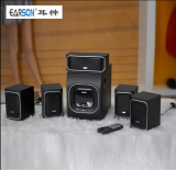 热销 EARSON/耳神 ER5500电脑音箱5.1声道木质低音炮 家庭影院K歌