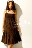 韩版女装 原单 欧美 大码显瘦款抹胸 裹胸 吊带连衣裙 夏季 子