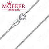 Mofeer短款韩国锁骨配饰品s925纯银项链满天星女款镀铂金防过敏