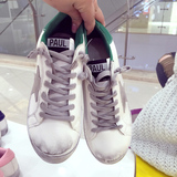 韩国明星同款小白鞋五角星板鞋运动鞋做旧星星鞋休闲鞋女鞋潮
