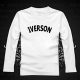 2015篮球迷t恤纯棉长袖t恤阿伦艾弗森科比麦迪帕克t恤圆领t恤-1
