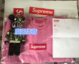 【国内现货】Supreme 15FW Box Logo Crewneck 套头圆领卫衣 粉色