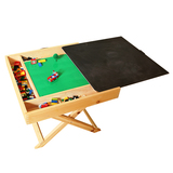 乐高积木桌子玩具桌 多功能 游戏 木 收纳 儿童 拼插拼装 小颗粒