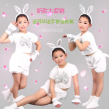 小兔子演出服装六一儿童节小白兔表演服动物新款小孩子幼儿园舞蹈