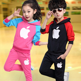 童装男童春装套装3-5-7-9-10-11周岁儿童春季韩版女童卫衣套装潮