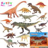 小孩过家家玩具桌面动漫玩偶摆件 24款可选单个展示盒装实心恐龙