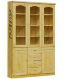 厂家直销环保樟子松木实木书柜 可定制成人书柜 儿童书柜组合书柜