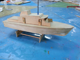 内河小炮艇 船模套材 木质航海模型套材特价包邮
