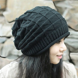 韩版潮毛线帽春季女堆堆包头夏天保暖针织薄款月子帽套头孕妇帽子