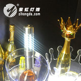 高档创意个性香槟棒LED充电发光夜场酒吧KTV装饰台灯洋酒红酒台灯