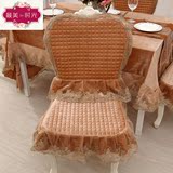 欧式奢华高档丝绒纯色茶几布餐桌布桌旗桌椅椅垫套装现代长方形