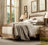 现货 全实木穿家具1.8米欧式双人床简欧床北欧新古典床1.5美式床
