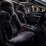 新款汽车冬季保暖坐垫羊毛狐狸毛车垫毛绒垫短毛通用座套汽车用品