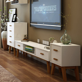 北欧宜家客厅电视柜小户型现代简约视听柜实木颗粒卧室抽屉影视柜