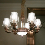 新古典后现代欧式水晶吊灯客厅卧室餐厅灯简约锌合金LED灯具特价