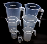实验室量杯带刻度100ML塑料1000ML500ML200ML大容量烘焙计量杯