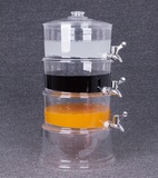 亚克力带龙头饮料机奶茶桶商用果汁机自助餐厅果汁机饮水机茶桶