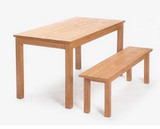 北欧宜家实木长凳长桌餐桌凳阳台户外日式凳大长椅学习桌定制促销