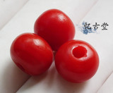 《忆古堂》DIY散珠精品仿清代南红老琉璃缠丝算盘珠16-16.5mm特价