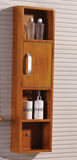 浴室柜边柜橡木挂柜马桶边柜镜柜储物柜实木柜置物柜可定做PVC3#